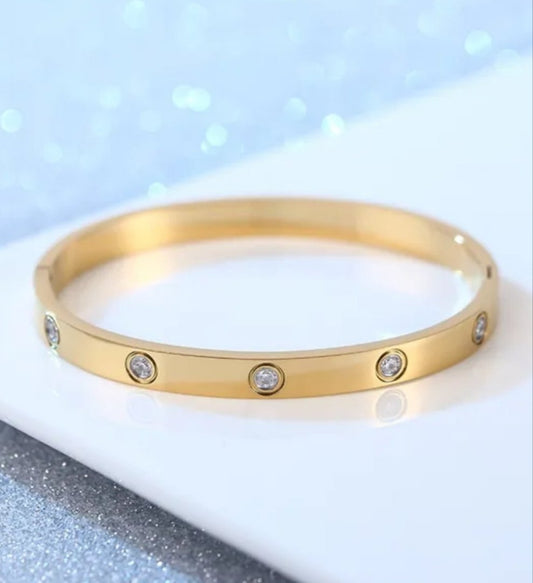 Lovers bracelet bangle Gold